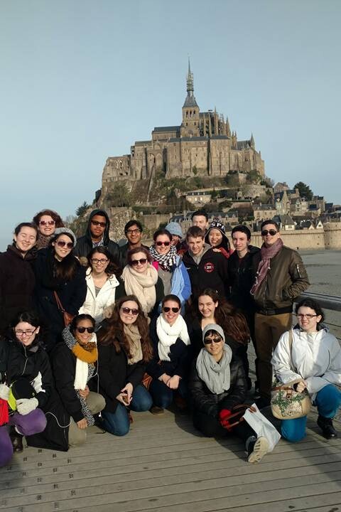 A group of Students from a successful Prometour trip to France