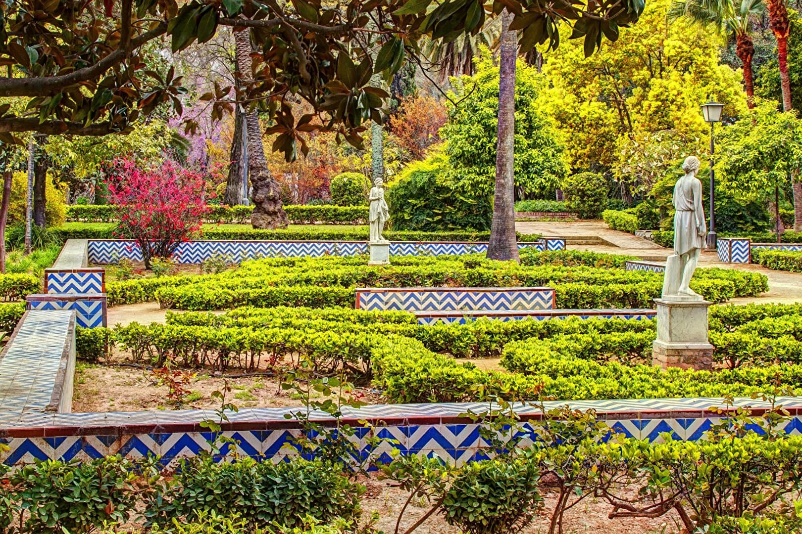 View of Maria Luisa Park in Spain