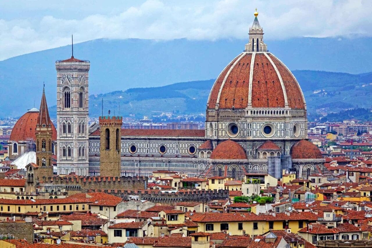 Majestic view of Florence Duomo