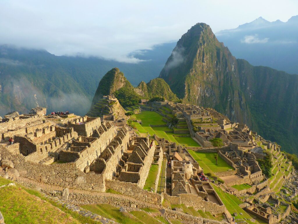 Machu Picchu ruins in the Andes, Peru