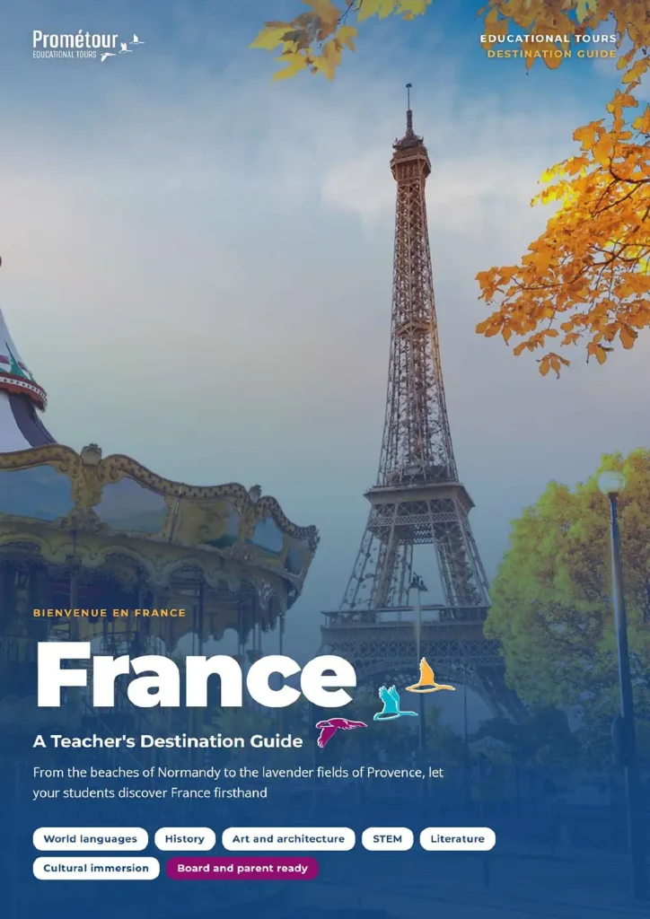 Page 1 of the France Teacher Guide