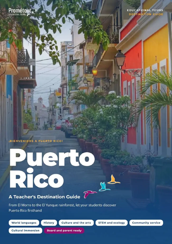 Page 1 of the Puerto Rico Teacher Guide